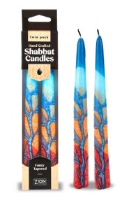 Handmade Shabbat Candles - Dusk Reflection