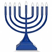 LED MEDIUM CLASSIC CHANKAH MENORAH - BLUE